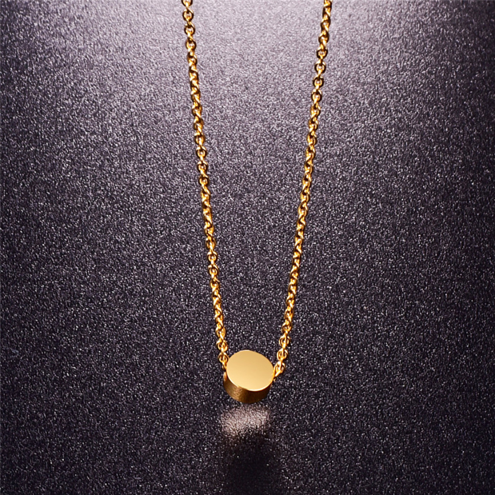 TINY DOT NECKLACE STAINLESS STEEL